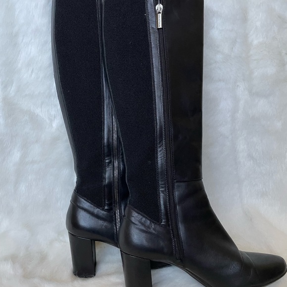 Aquatalia Water Resistance Leather Tall Boot - Picture 4 of 10